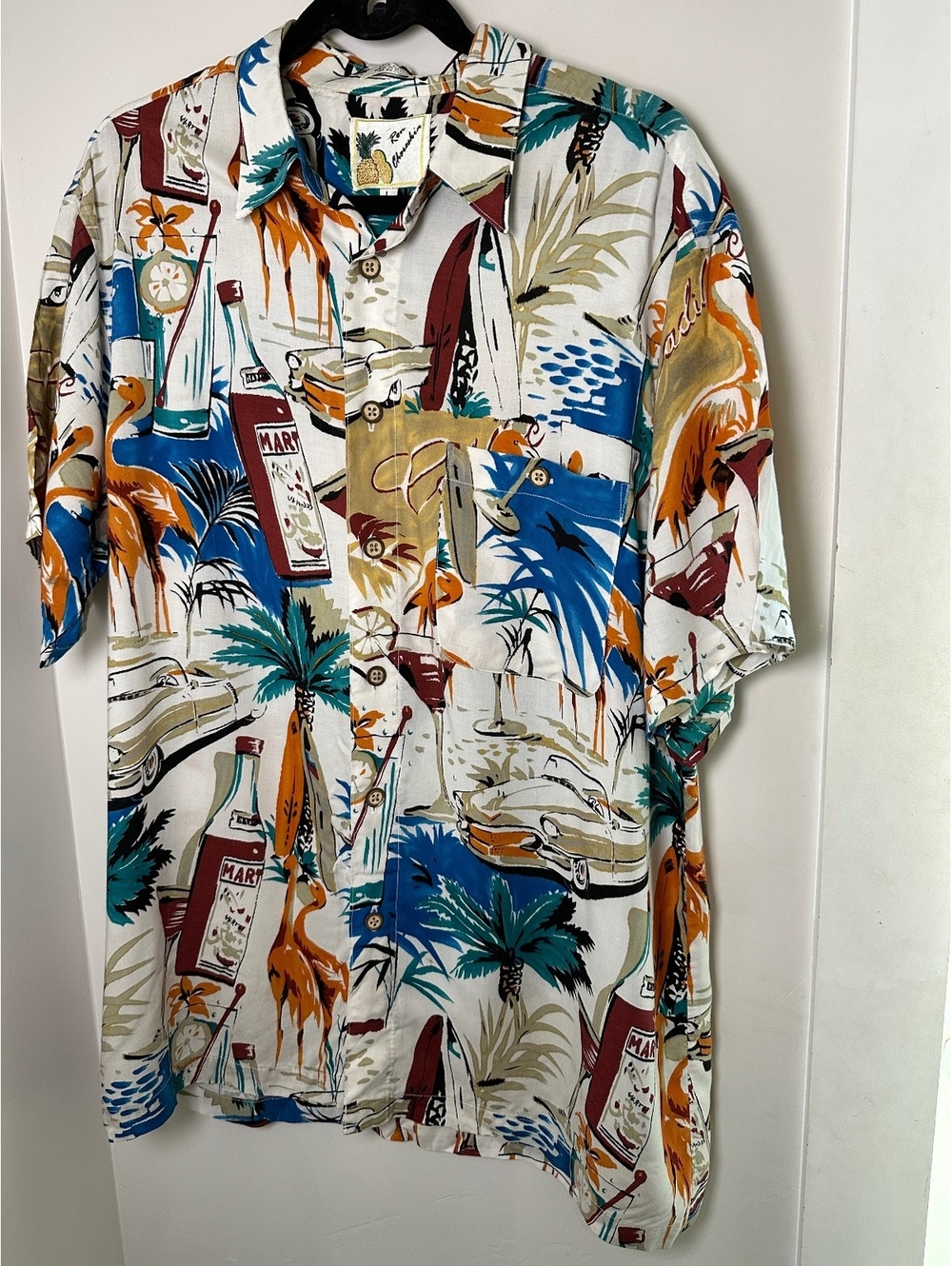 Vintage Ron Chereskin Hawaiian Aloha Shirt - Size L